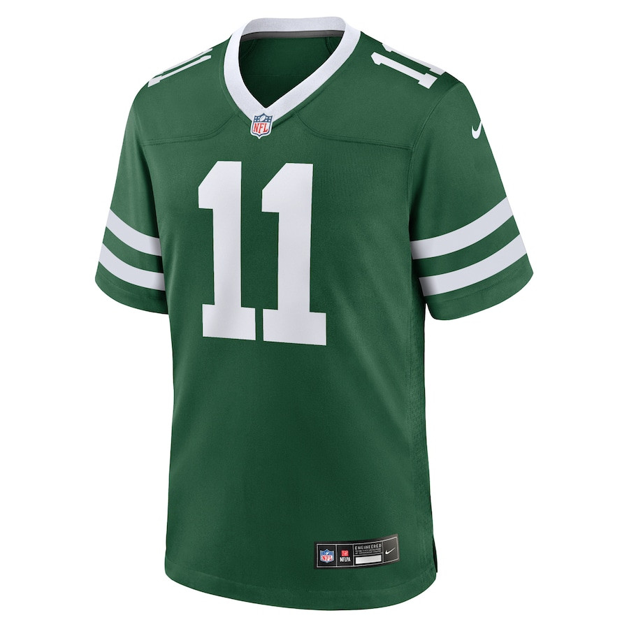 Jermaine Johnson II 11 New York Jets Game Legacy Green NFL Jersey Men's