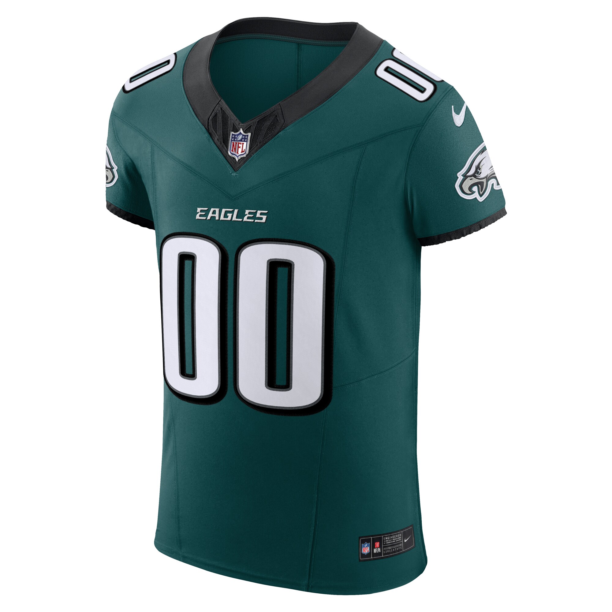 Philadelphia Eagles Midnight Green Team Vapor F.U.S.E. Elite Custom NFL Jersey Men's