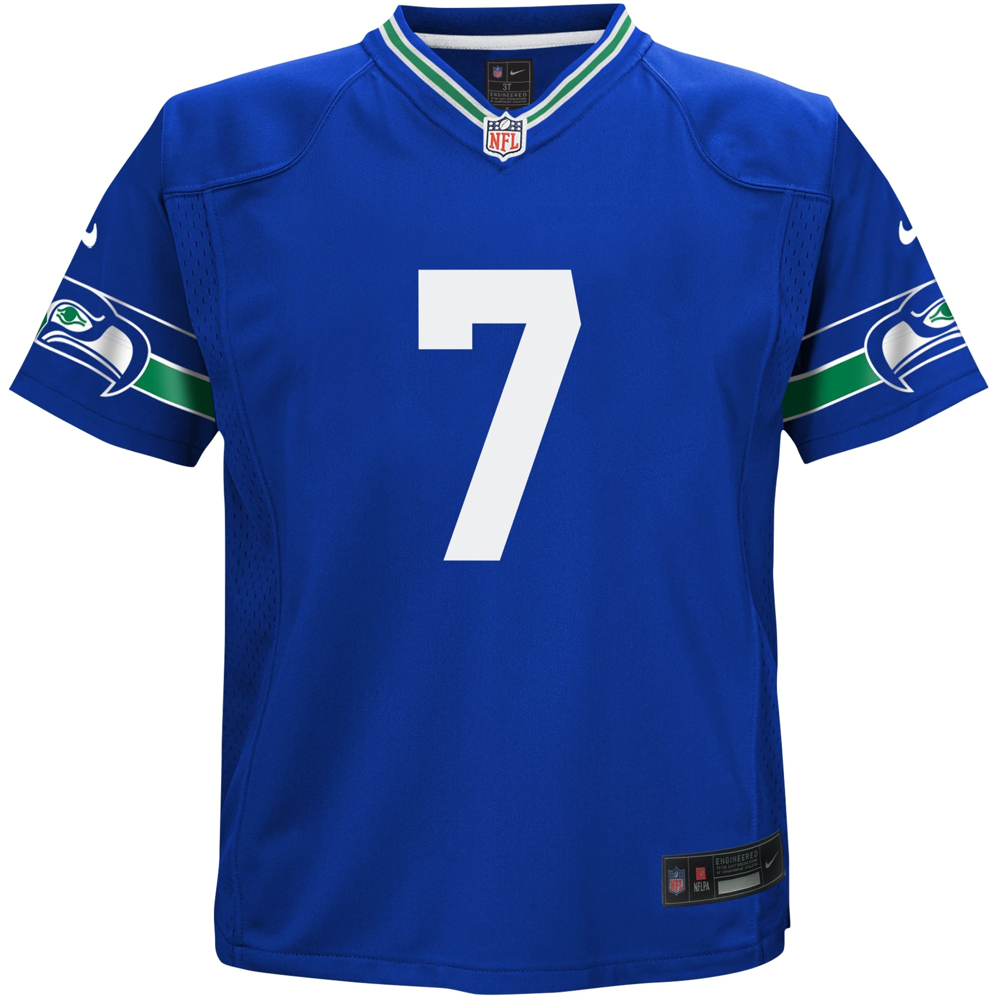 Preschool Seattle Seahawks Geno Smith Royal Game NFL Jersey Men's