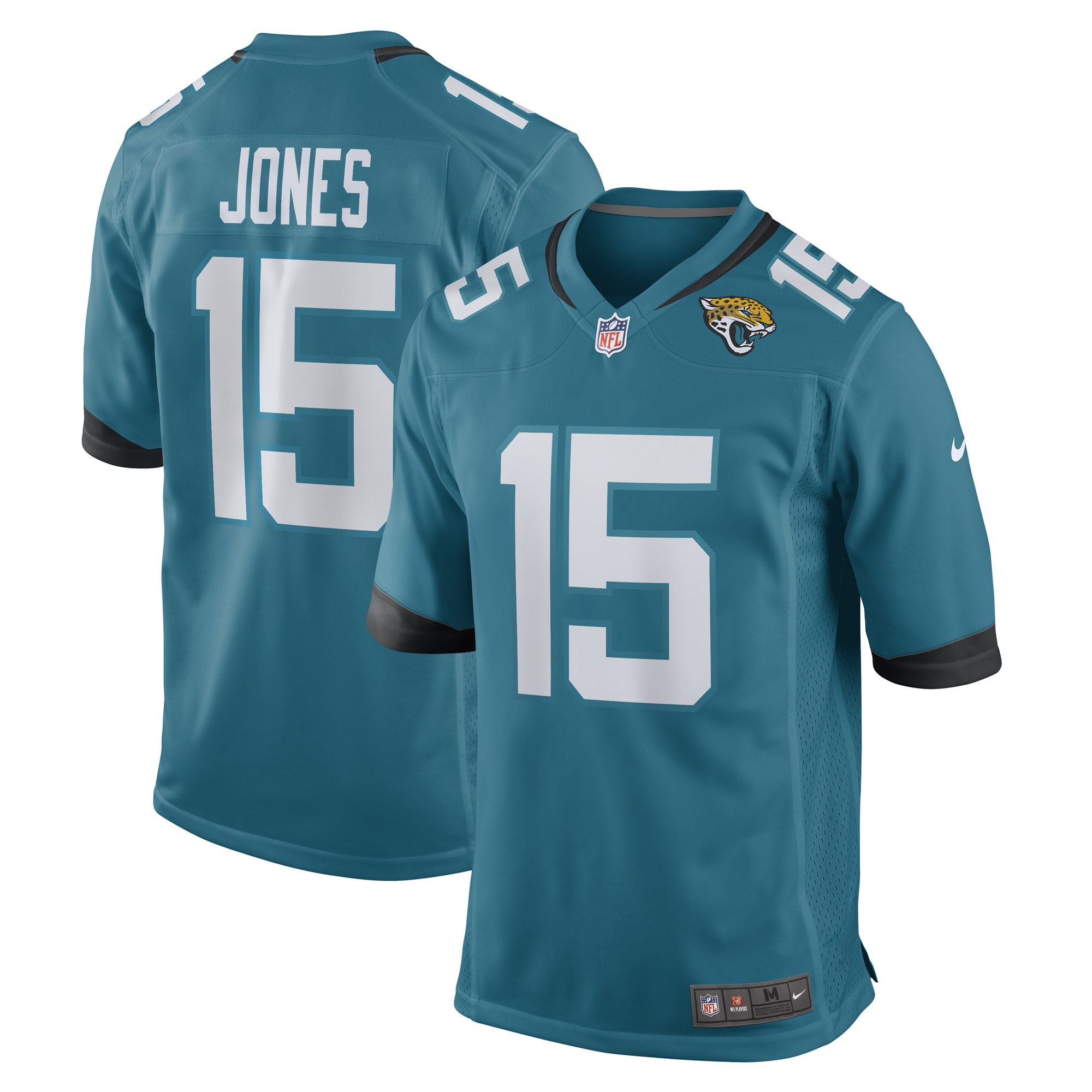 Jacksonville Jaguars Tim Jones Teal Game Player NFL Jersey Men's