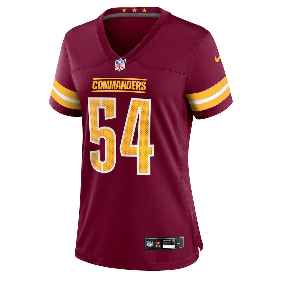 Bobby Wagner 54 Washington Commanders Game Burgundy NFL Jersey Women's