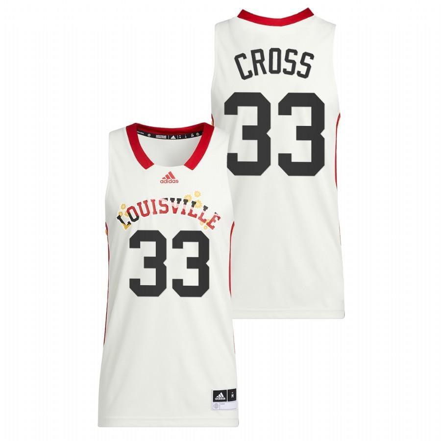 Matt Cross 3 White Louisville Cardinals 2022 Honoring Black Excellence NCAA Jersey Men's