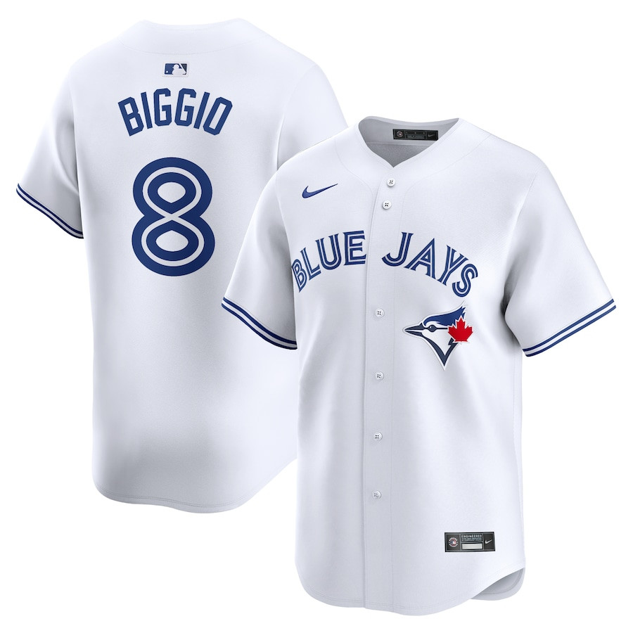 Cavan Biggio 48 Toronto Blue Jays Home Limited Player White MLB Jersey Men's