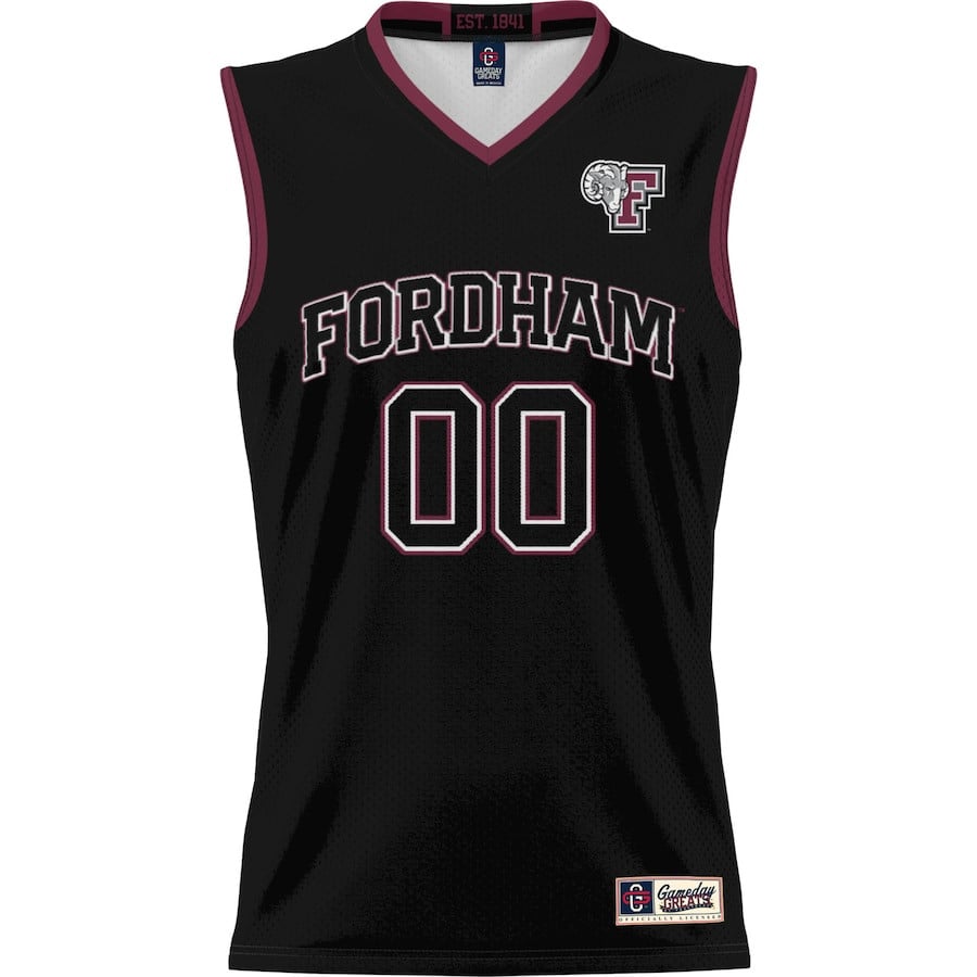 Fordham Rams NIL Custom Black NCAA Jersey Men's