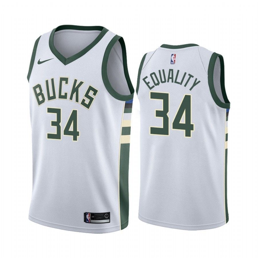 Giannis Antetokounmpo Equality Bucks Association NBA Jersey Men's