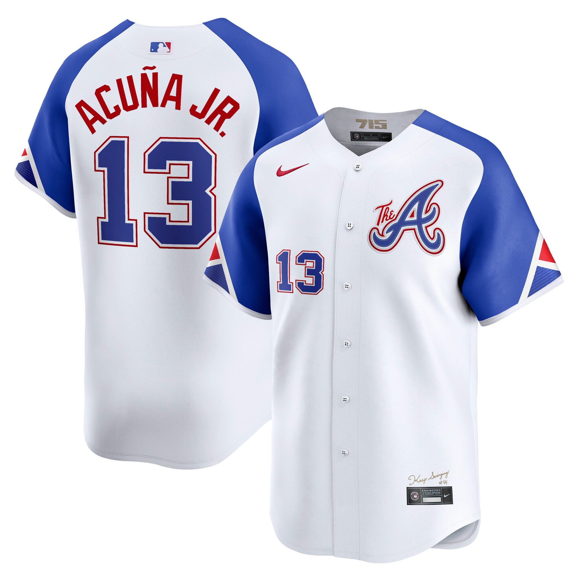 Atlanta Braves Ronald Acuna Jr. White City Connect Limited Player MLB Jersey Men's