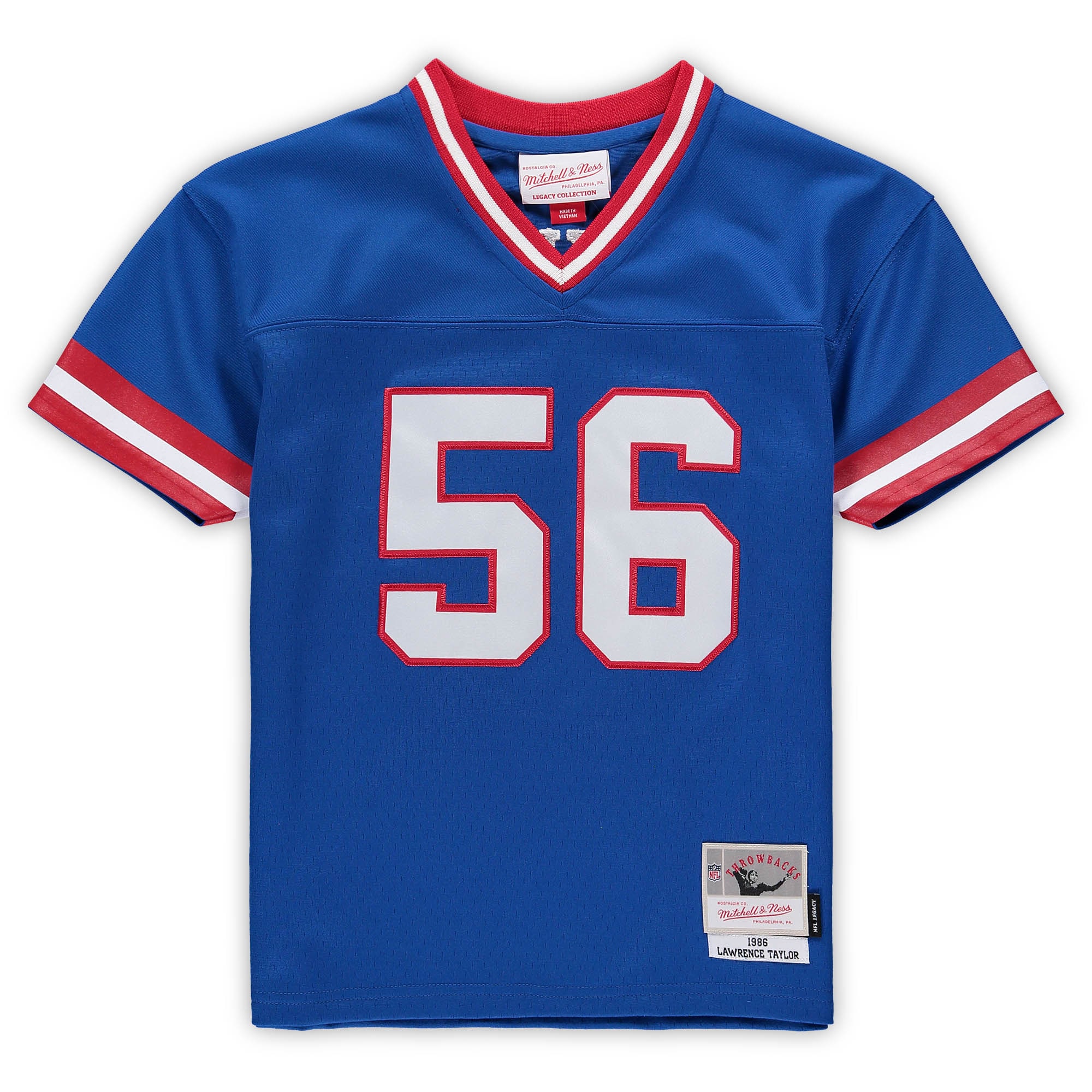 Preschool New York Giants Lawrence Taylor Mitchell Ness Royal Retired Legacy NFL Jersey Men's