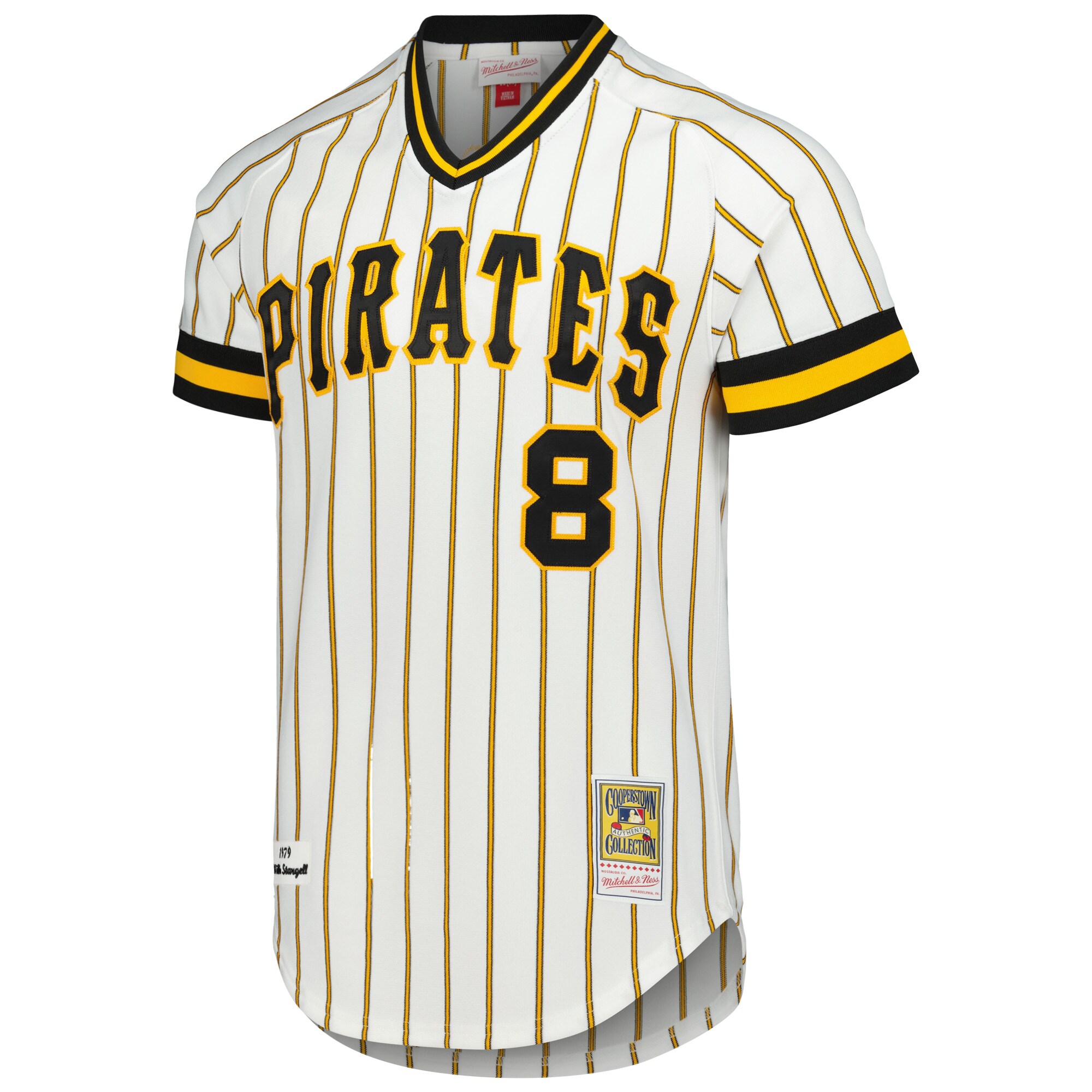 Pittsburgh Pirates Willie Stargell Mitchell Ness White Cooperstown Collection 1979 MLB Jersey Men's