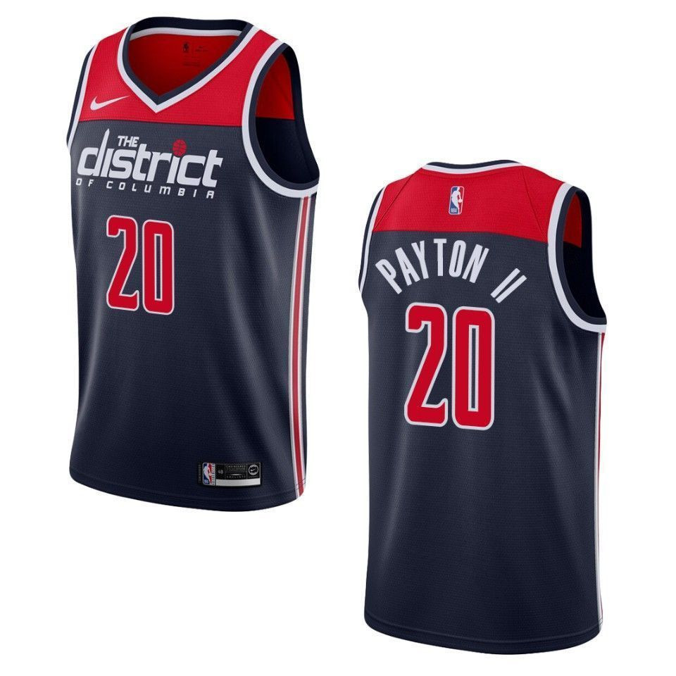 Washington Wizards 20 Gary Payton Ii Statement Swingman Navy NBA Jersey Men's