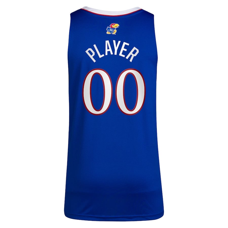 Kansas Jayhawk Unisex NIL Custom Royal NCAA Jersey Unisex