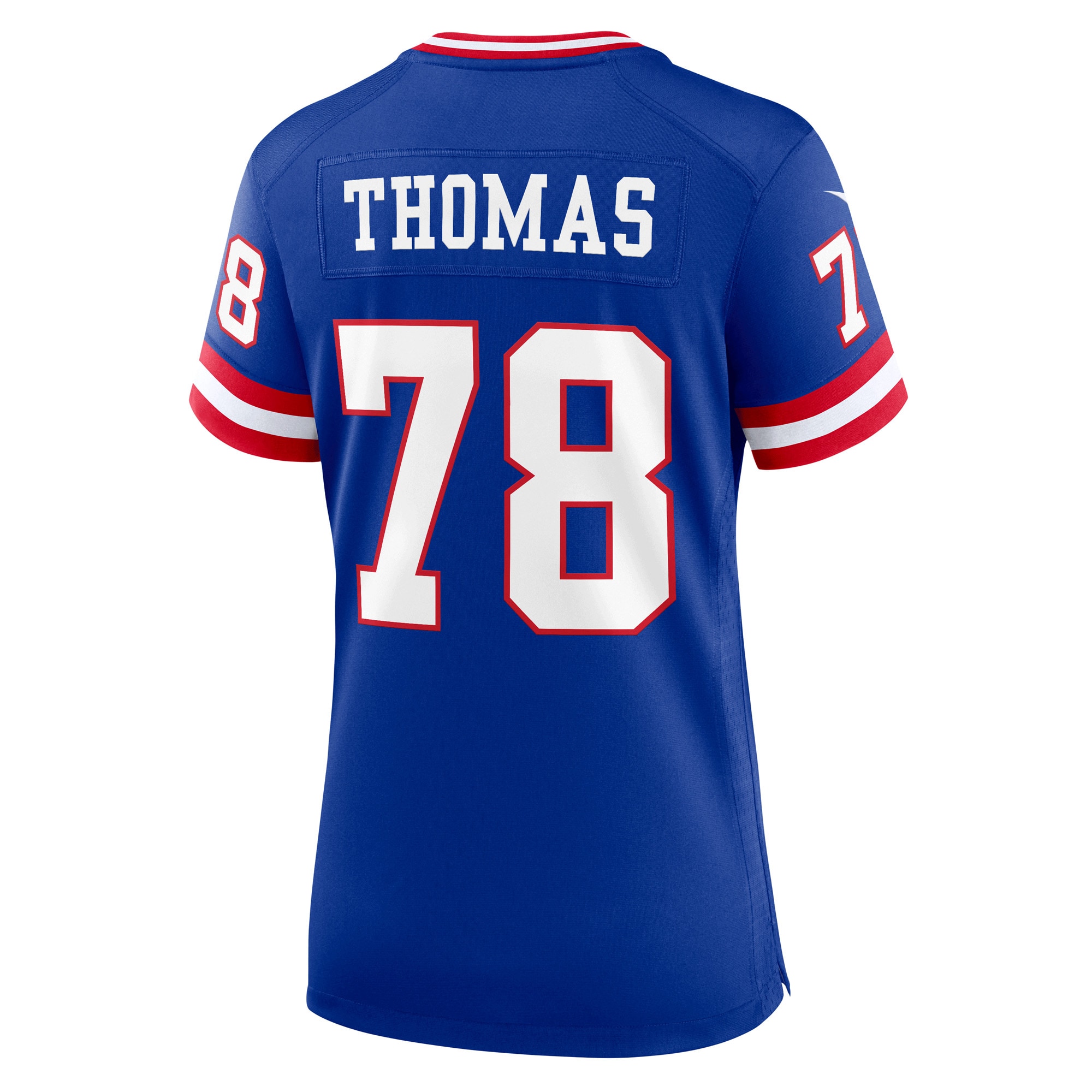 New York Giants Andrew Thomas Royal Classic Player Game NFL Jersey Women's