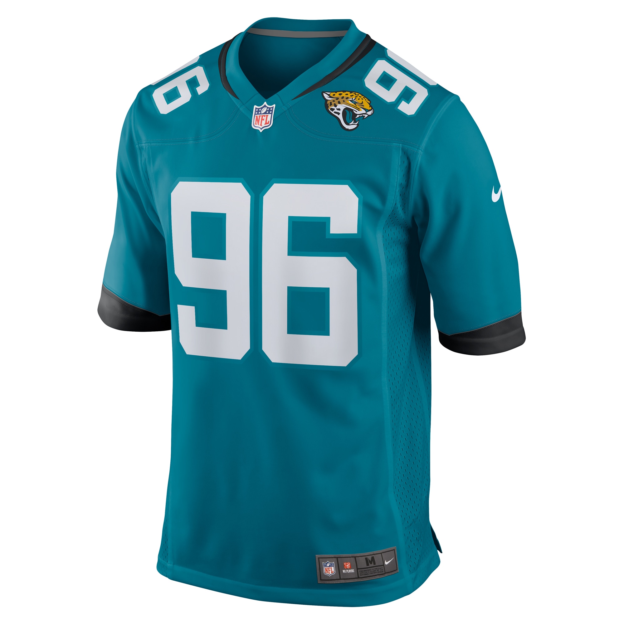 Jacksonville Jaguars Ross Blacklock Teal Team Game NFL Jersey Men's
