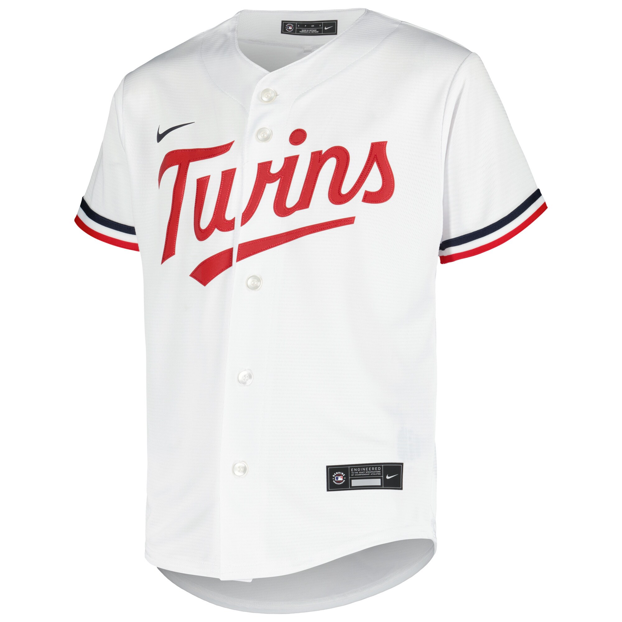 Minnesota Twins Carlos Correa White Alternate Player MLB Jersey Youth