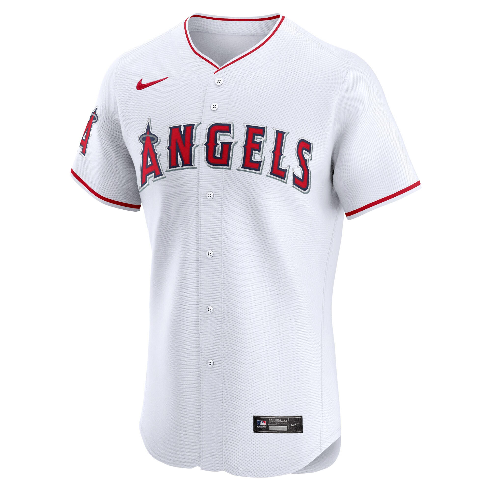 Los Angeles Angels White Home Elite MLB Jersey Men's