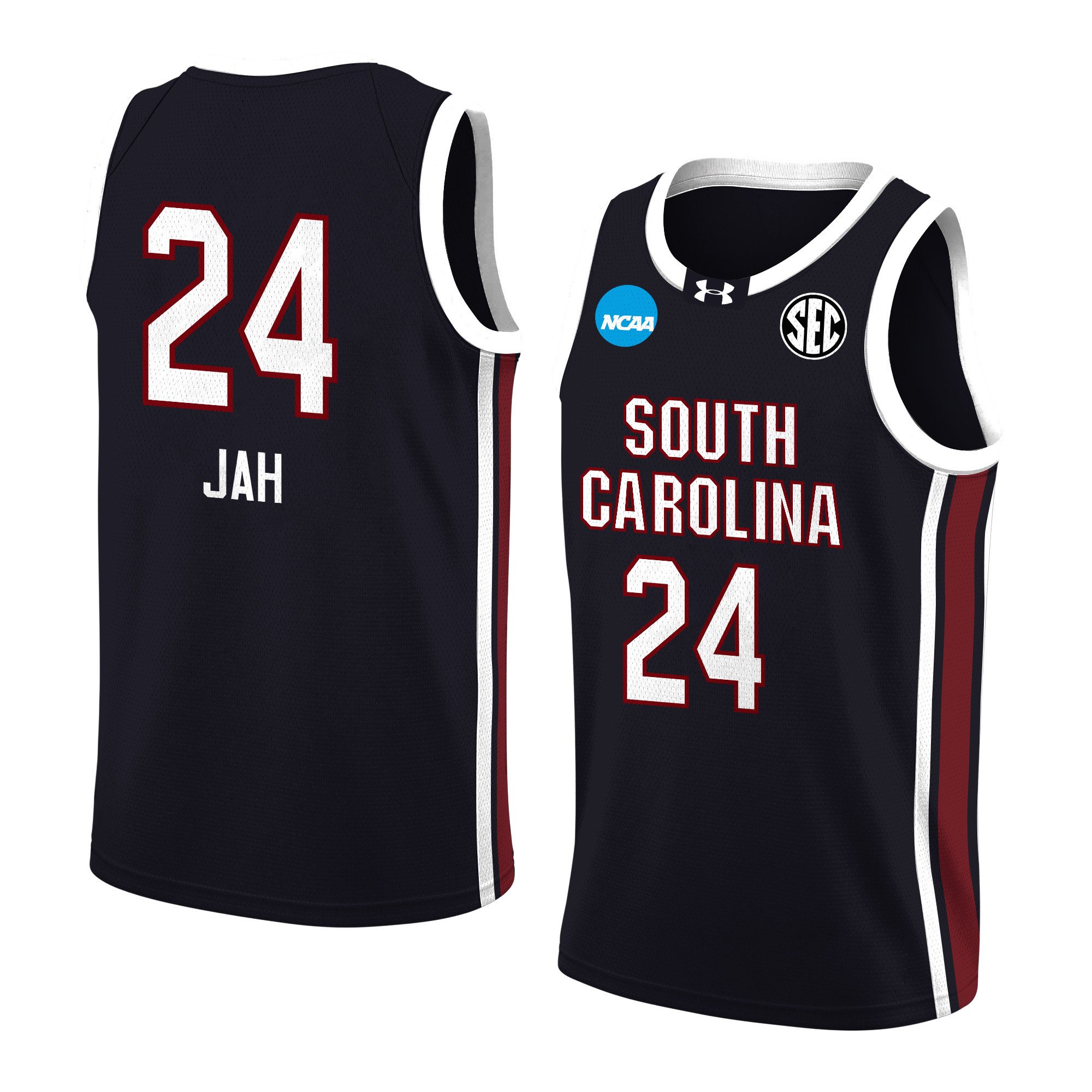Sahnya Jah 24 South Carolina 2024 Black Unisex NCAA Jersey Unisex