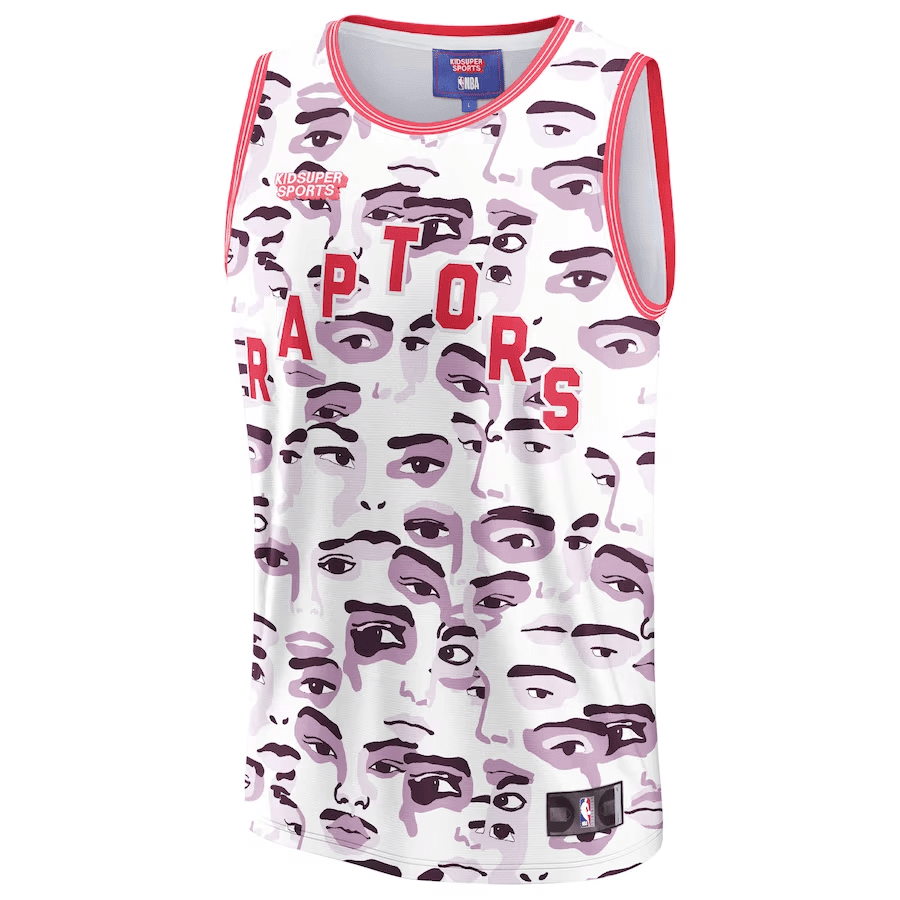 Toronto Raptors KidSuper Studio Unisex Hometown White NBA Jersey Unisex