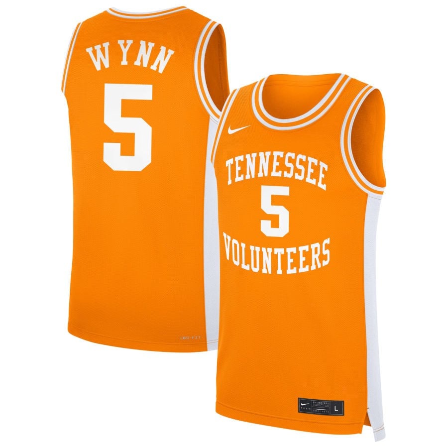 Kaiya Wynn 5 Tennessee Volunteer Unisex NIL Orange NCAA Jersey Unisex