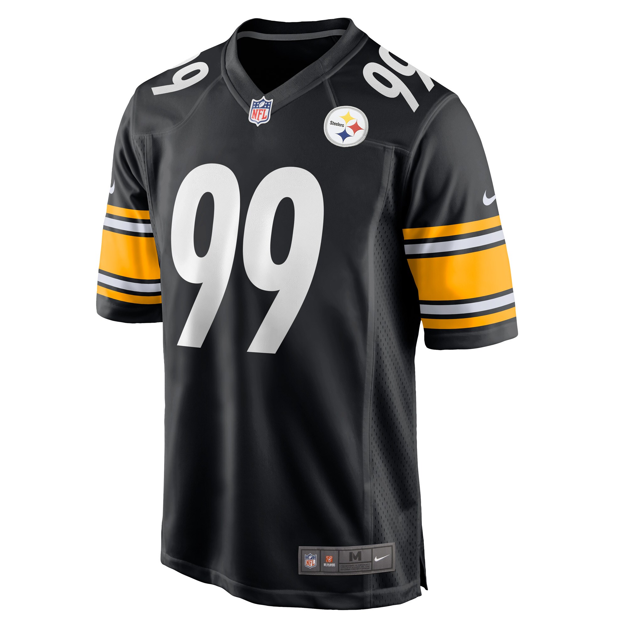 Pittsburgh Steelers Larry Ogunjobi Black Game Player NFL Jersey Men's