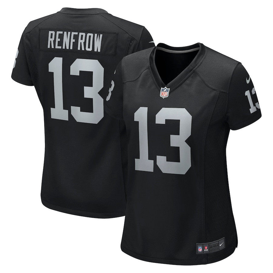 Hunter Renfrow 13 Las Vegas Raiders Game Black NFL Jersey Women's