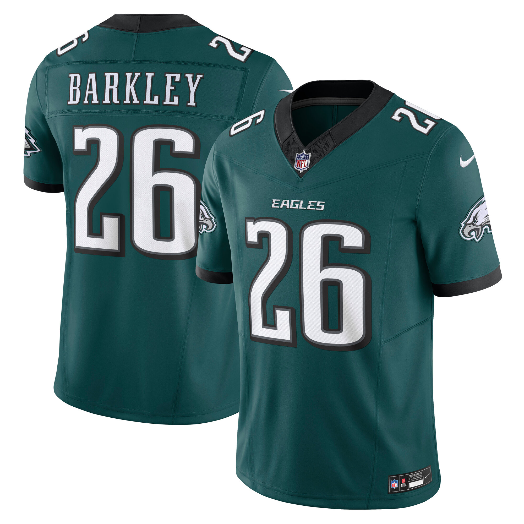 Philadelphia Eagles Saquon Barkley Midnight Green Vapor F.U.S.E. Limited NFL Jersey Men's