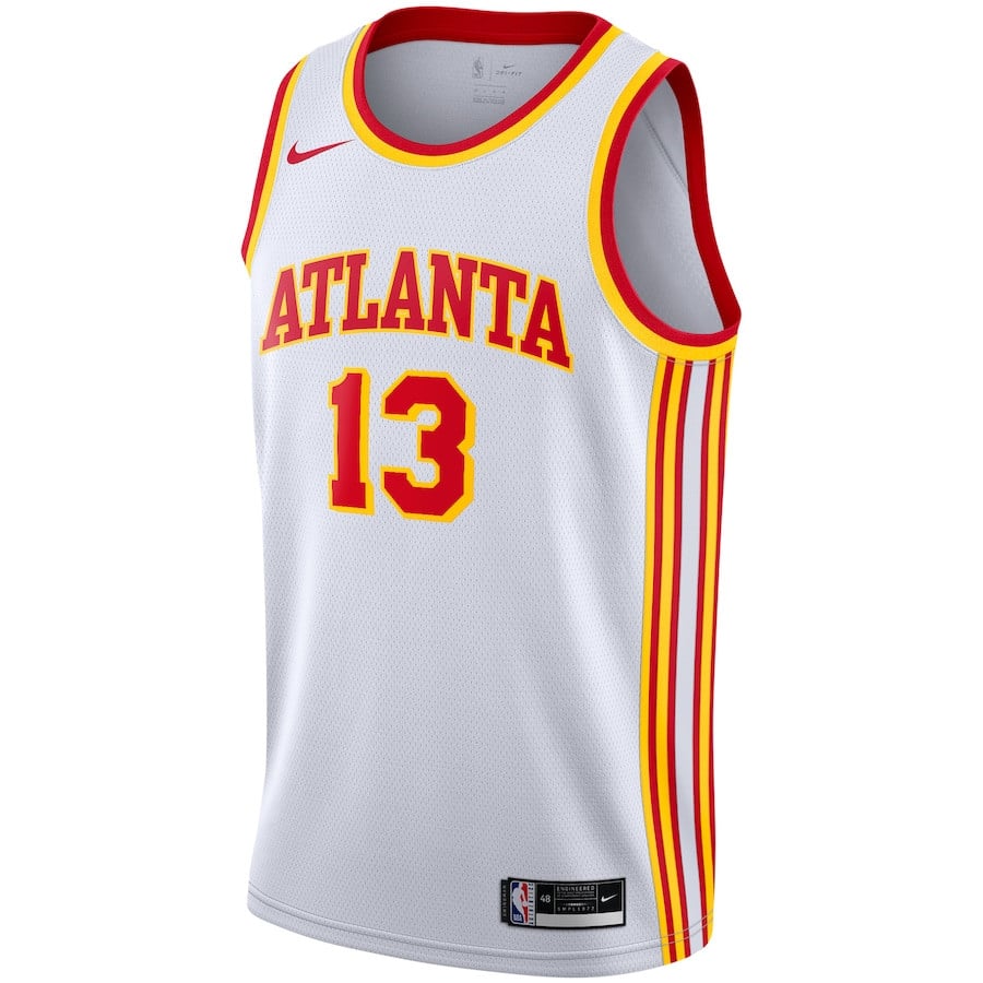 Bogdan Bogdanovic 13 Atlanta Hawks Unisex Swingman Association Editio White NBA Jersey Unisex
