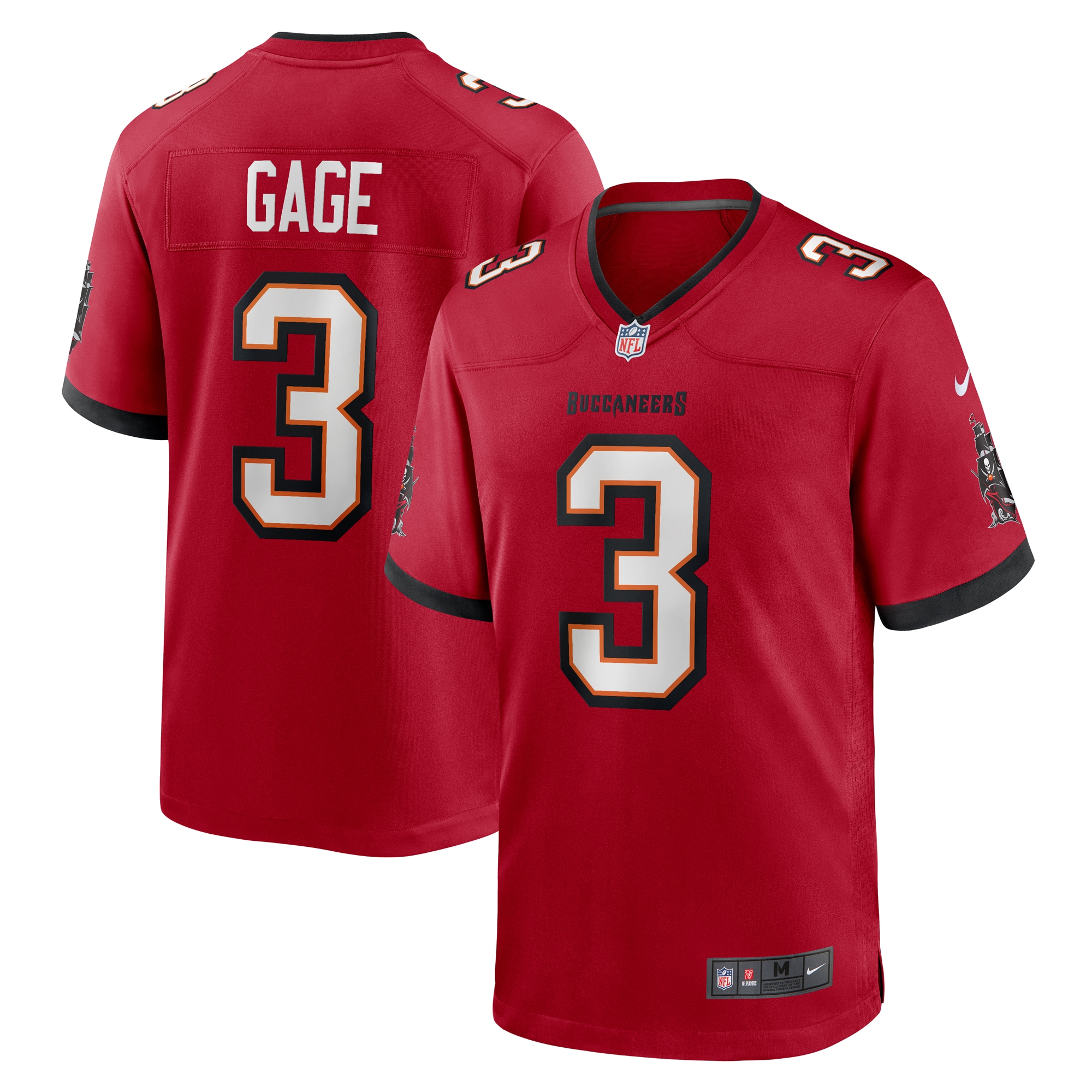 Tampa Bay Buccaneers Russell Gage Red Game NFL Jersey Men's