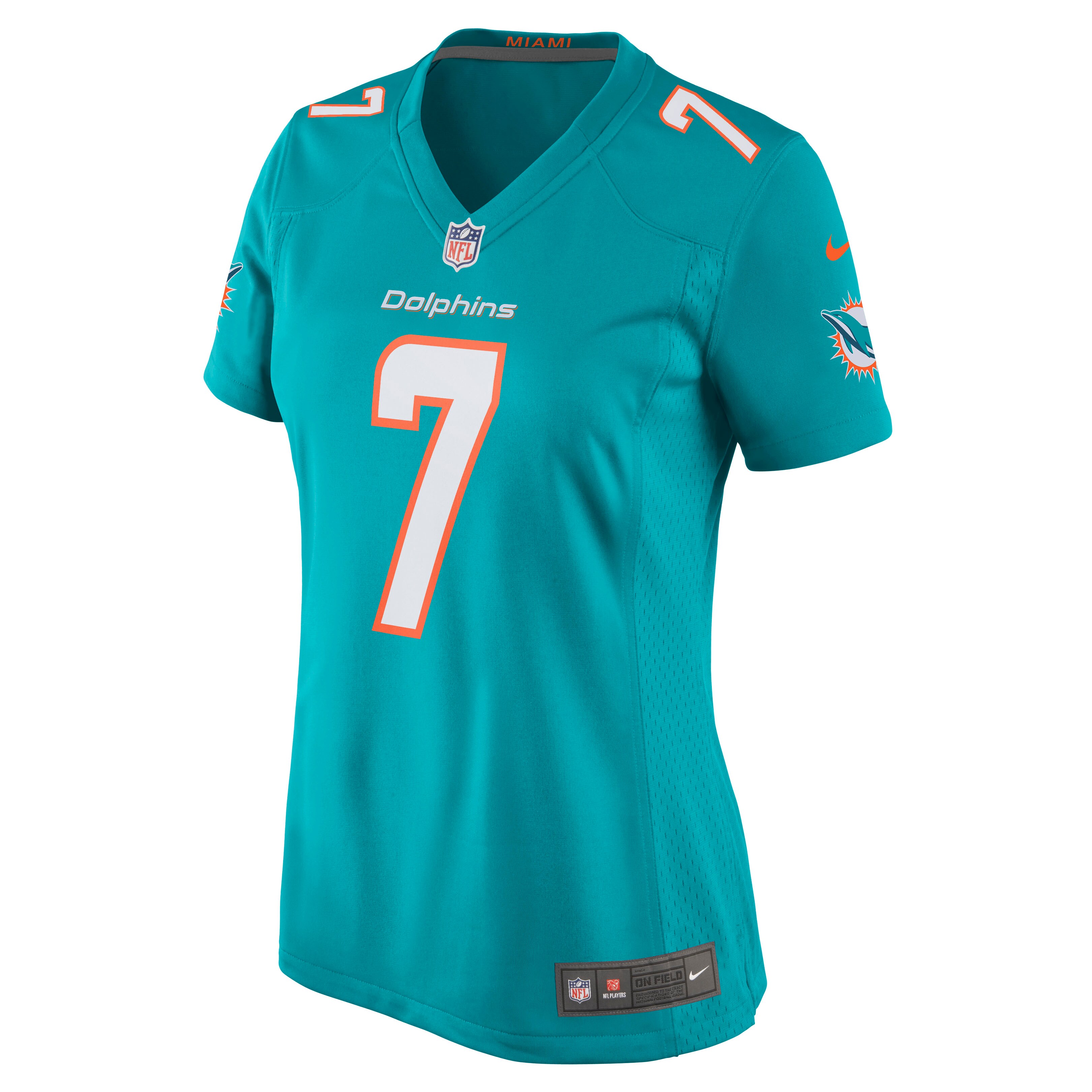 Miami Dolphins Jason Sanders Aqua Game NFL Jersey Women's