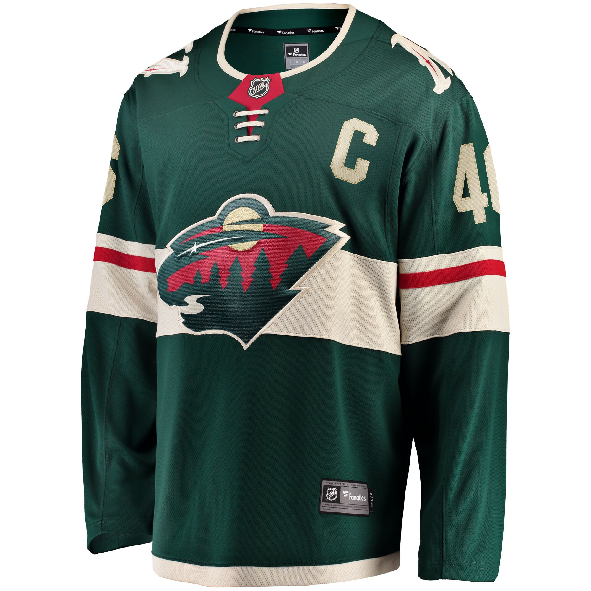 Minnesota Wild Jared Spurgeon Green Home Breakaway Player NHL Jersey Men's
