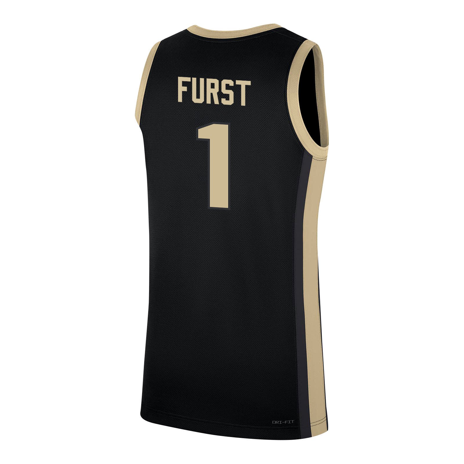 Caleb Furst Purdue 2024 Final Four Patch Blac White NCAA Jersey Men's