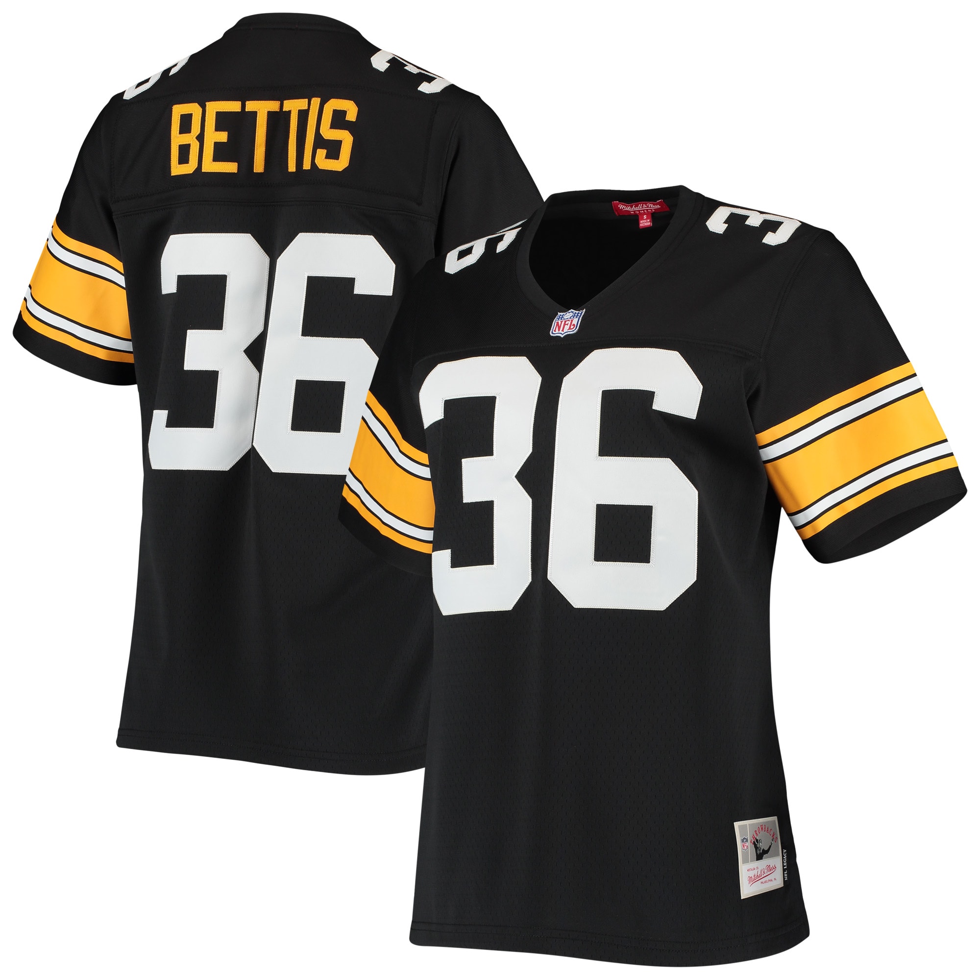 Pittsburgh Steelers Jerome Bettis Mitchell Ness Black 1996 Legacy NFL Jersey Women's