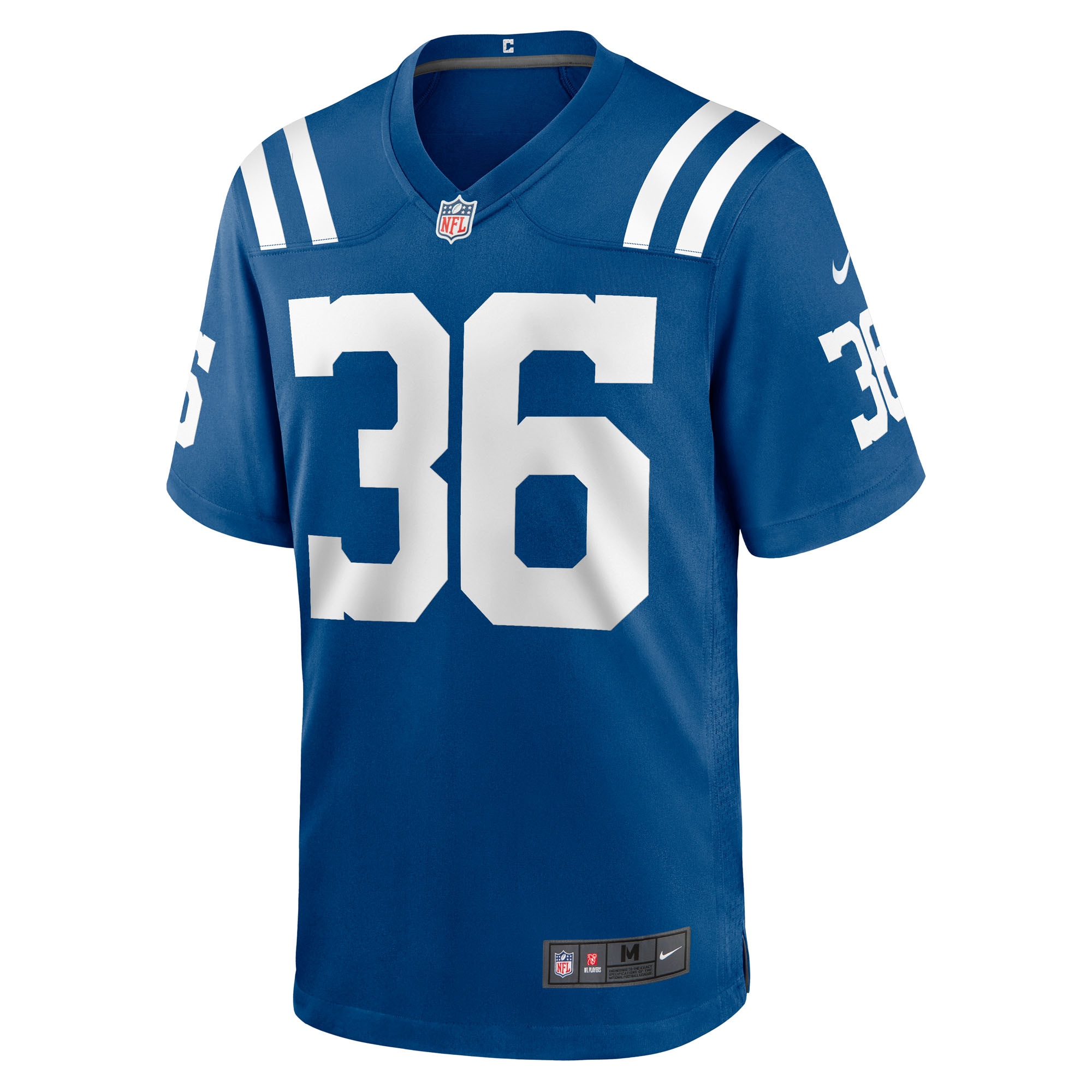 Indianapolis Colts Salvon Ahmed Royal Team Game NFL Jersey Men's