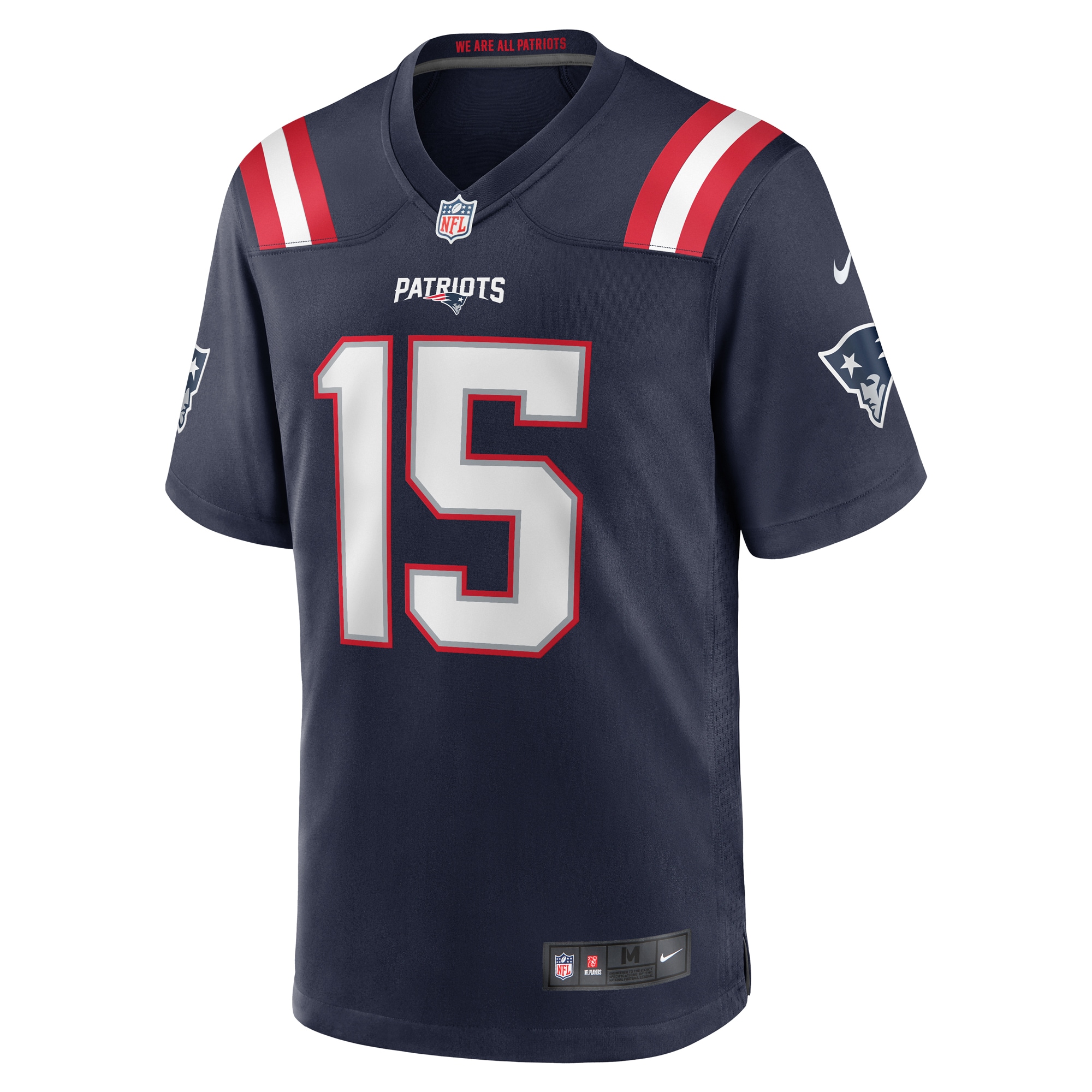 New England Patriots Ezekiel Elliott Navy Game Player NFL Jersey Men's
