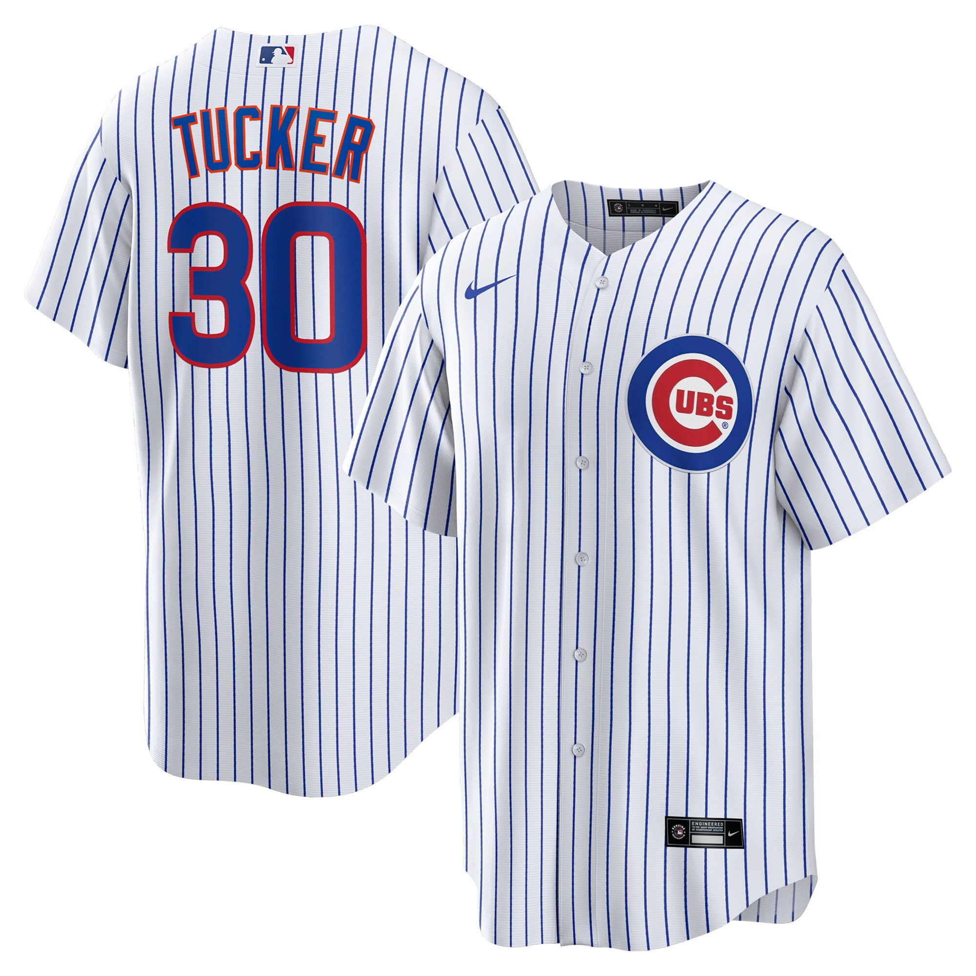 Chicago Cubs Kyle Tucker White Home Player MLB Jersey Men's