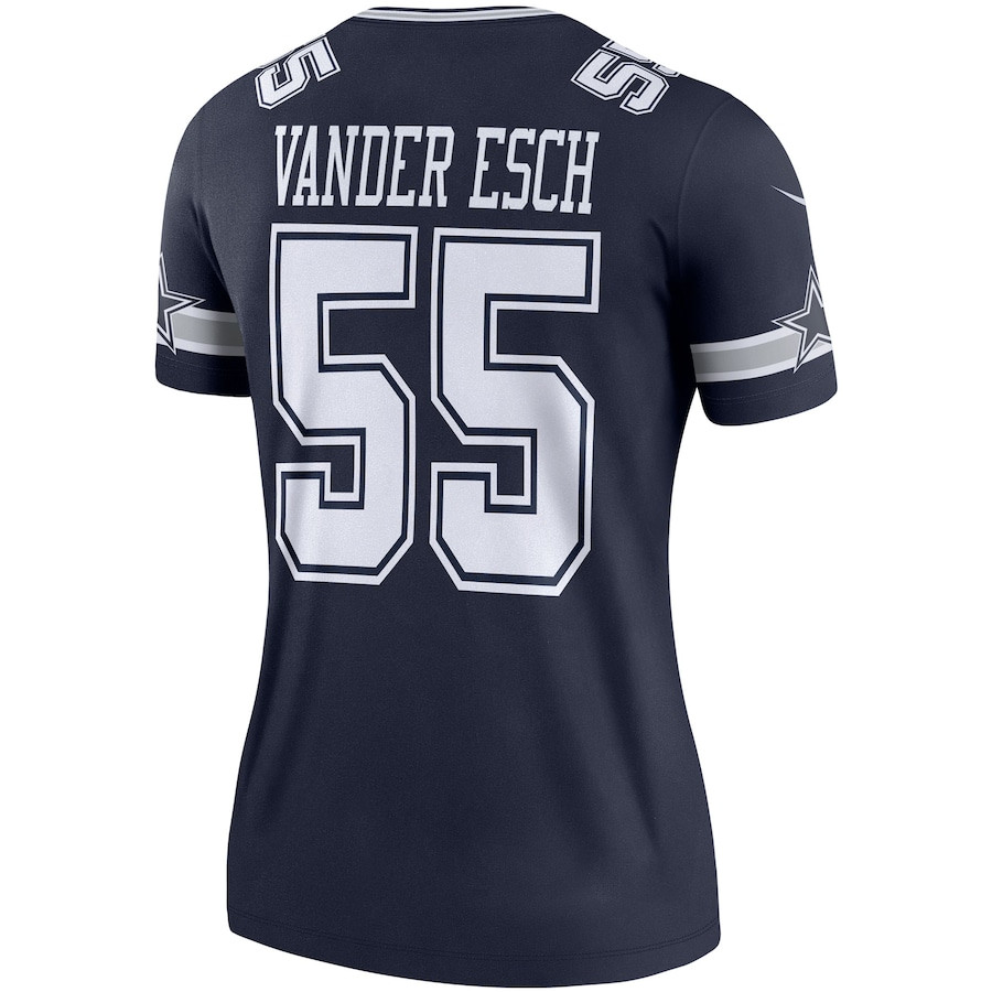 Leighton Vander Esch 55 Dallas Cowboys Legend Navy NFL Jersey Women's