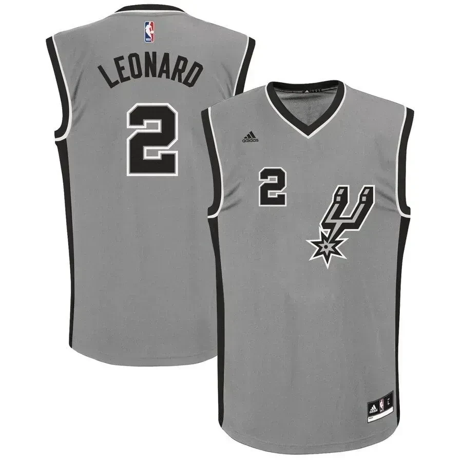 Kawhi Leonard San Antonio Spurs Alternate Gray NBA Jersey Men's