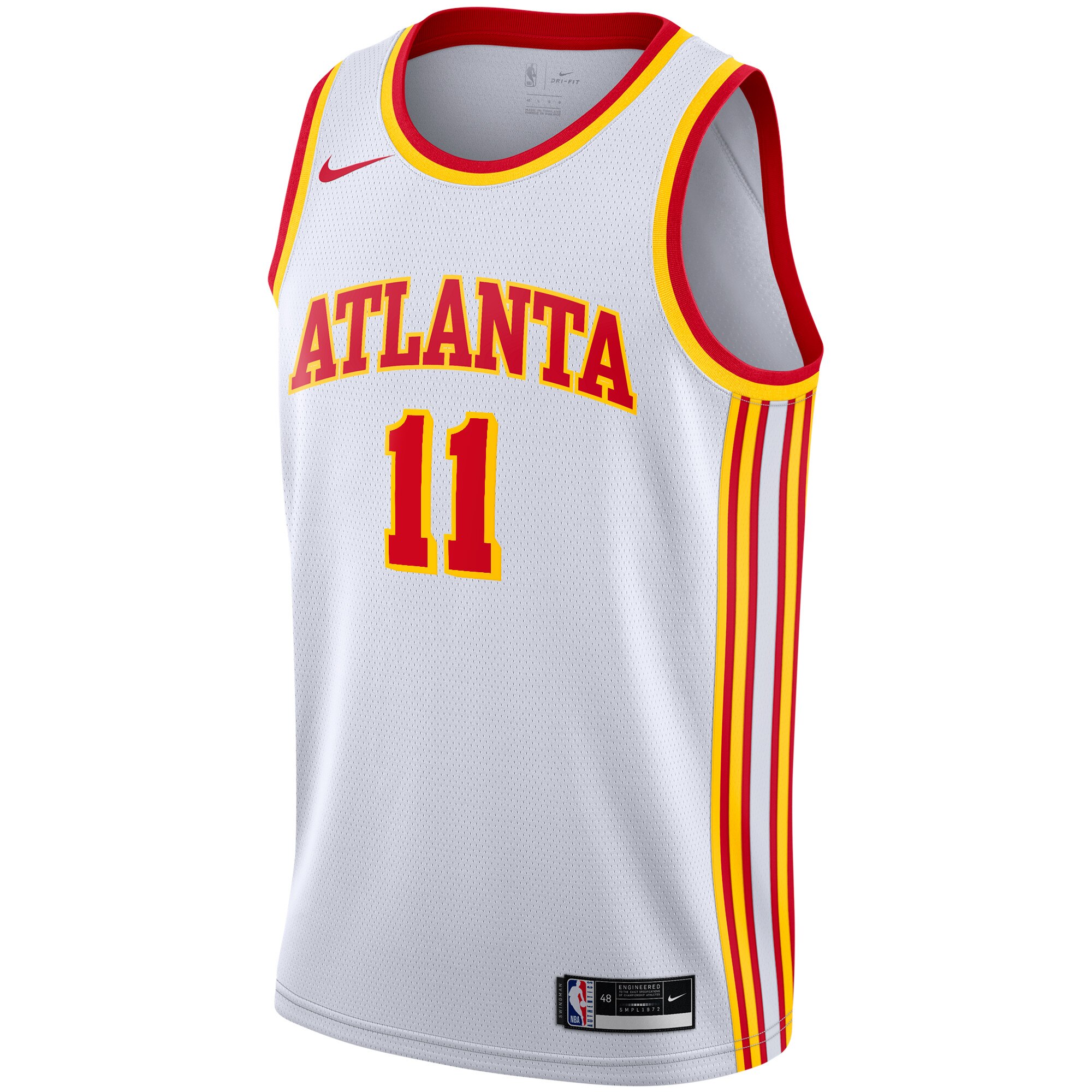 Atlanta Hawks Association Edition Swingman White Trae Youn NBA Jersey Youth