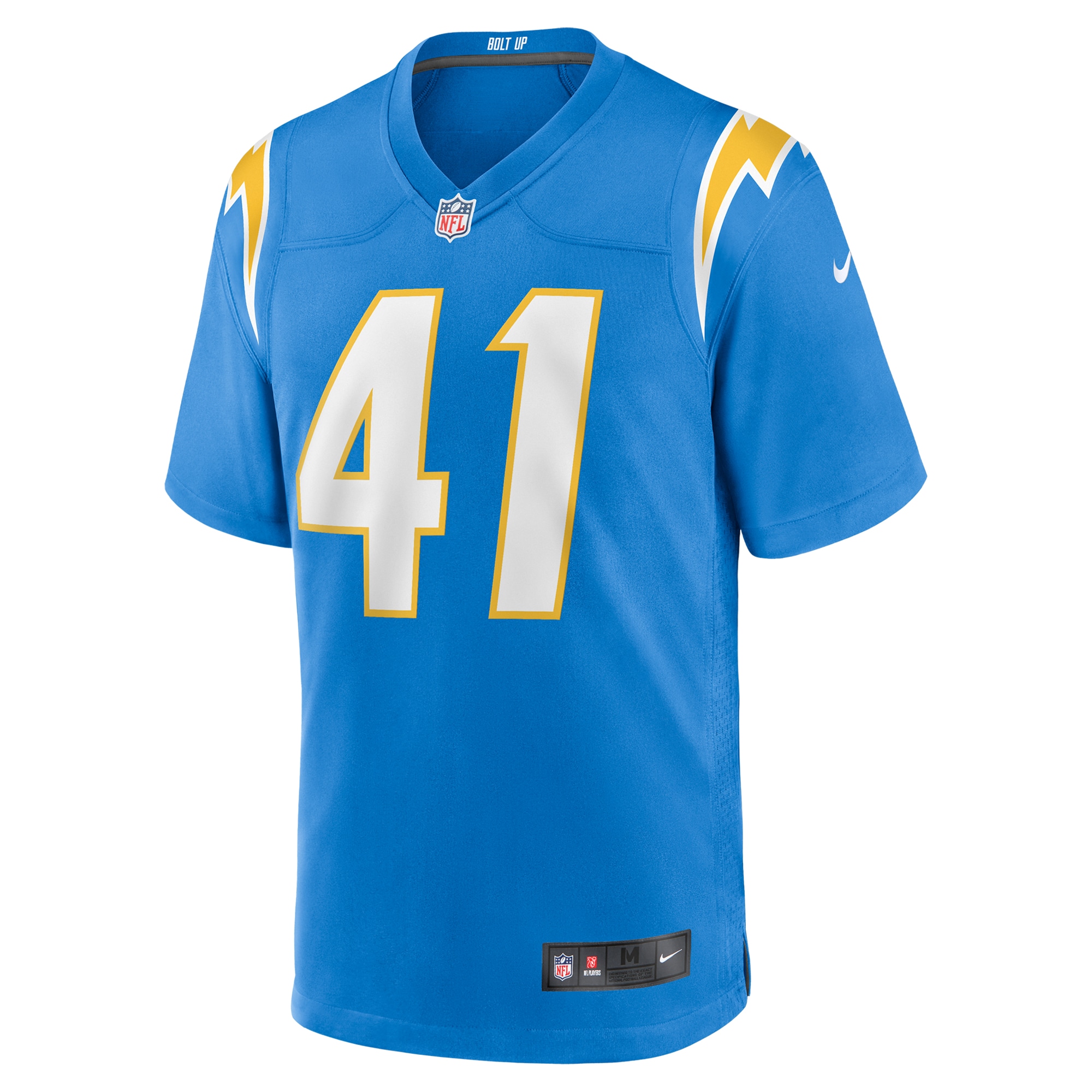 Los Angeles Chargers Eli Apple Powder Blue Team Game NFL Jersey Men's