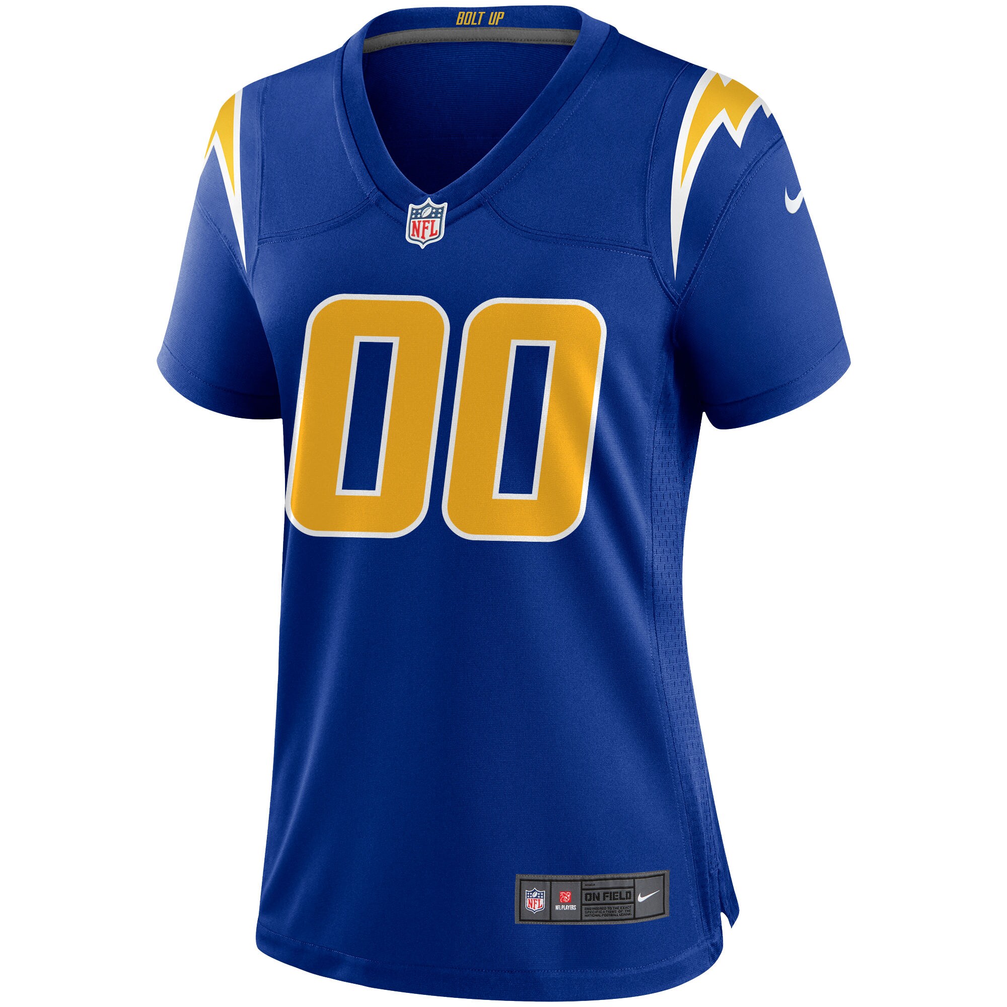 Los Angeles Chargers Royal Alternate Custom Game NFL Jersey Women's