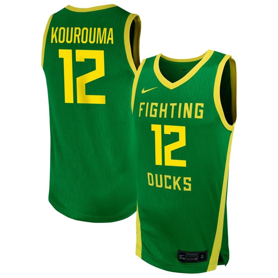 Salimatou Kourouma 12 Oregon Duck Unisex NIL Green NCAA Jersey Unisex