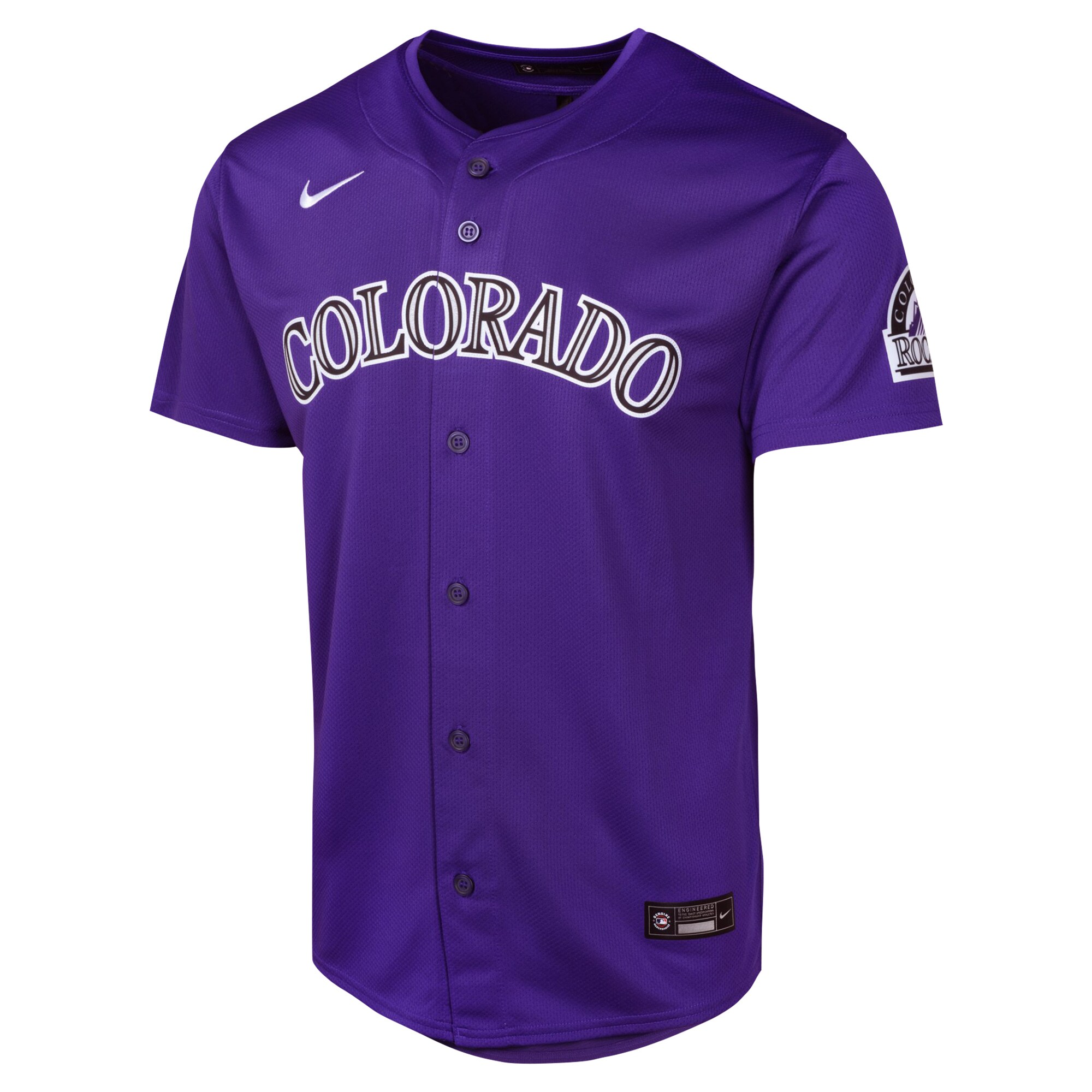 Colorado Rockies Purple Alternate Limited MLB Jersey Youth