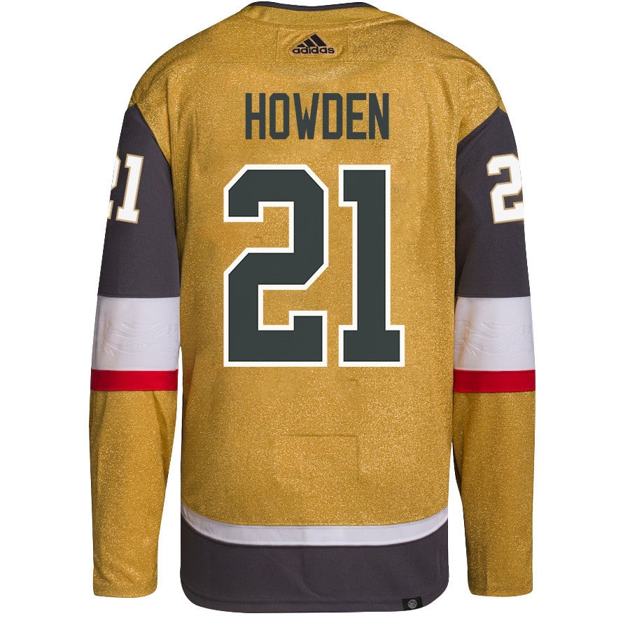 Brett Howden 21 Vegas Golden Knights Stanley Cup 2023 Final Patch Home Breakaway Gold NHL Jersey Men's