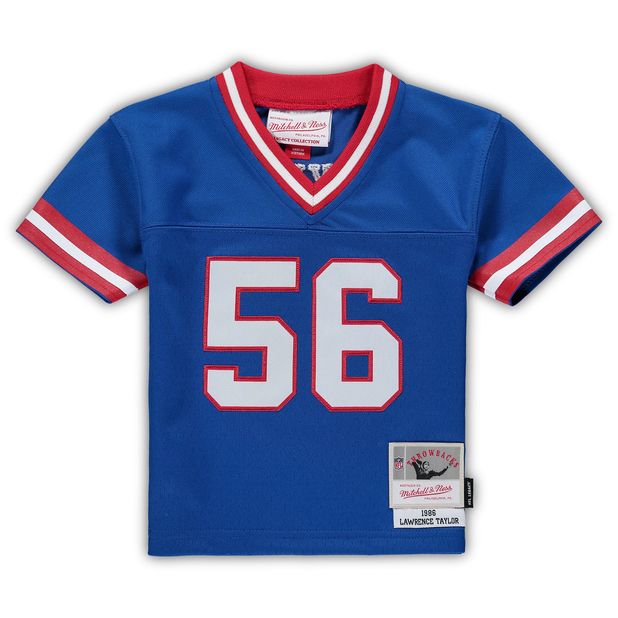 Infant New York Giants Lawrence Taylor Mitchell Ness Royal 1986 Retired Legacy NFL Jersey Men's