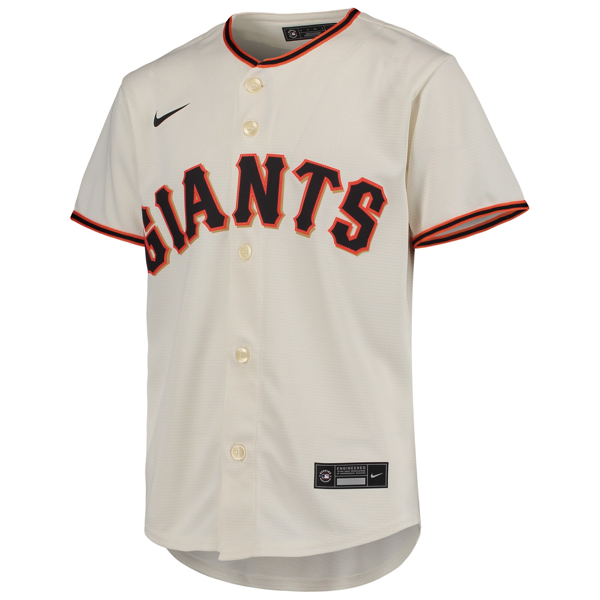 San Francisco Giants Mike Yastrzemski Cream Alternate Player MLB Jersey Youth
