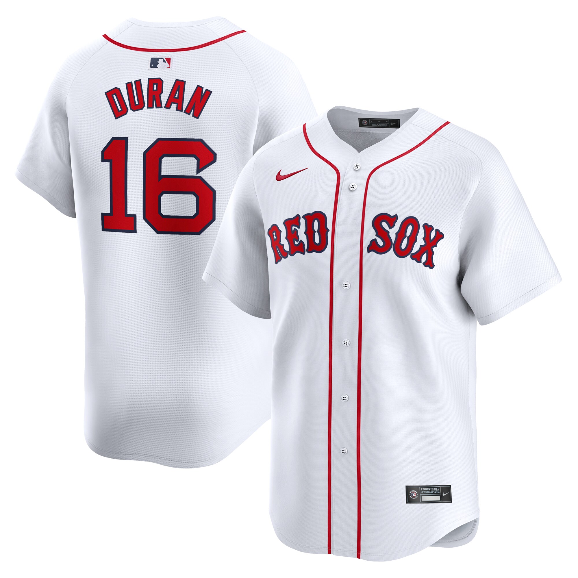 Boston Red Sox Jarren Duran White Home Limited Player MLB Jersey Men's