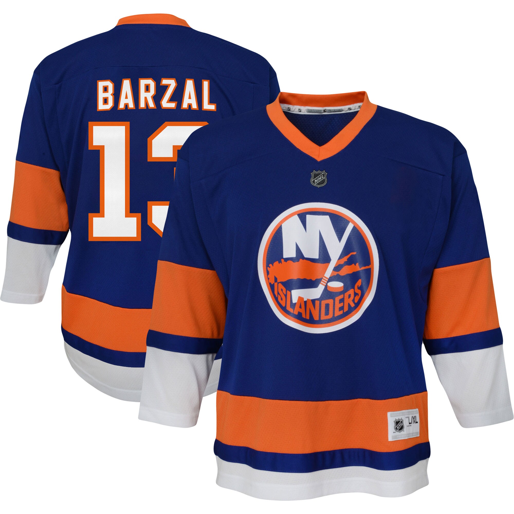 Preschool New York Islanders Mathew Barzal Royal Home Player NHL Jersey Men's