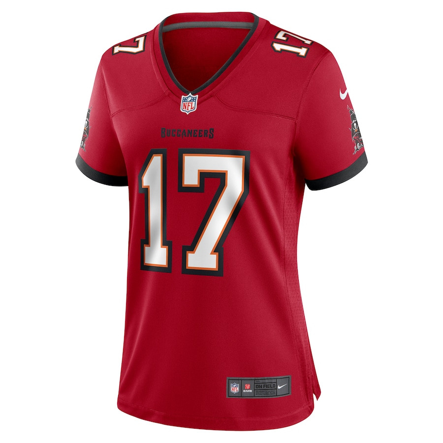 Raleigh Webb 17 Tampa Bay Buccaneers Game Red NFL Jersey Women's
