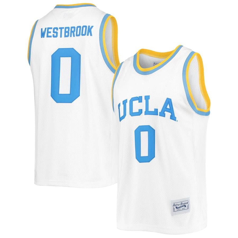 Russell Westbrook UCLA Bruins Commemorative Classic White NCAA Jersey Men's
