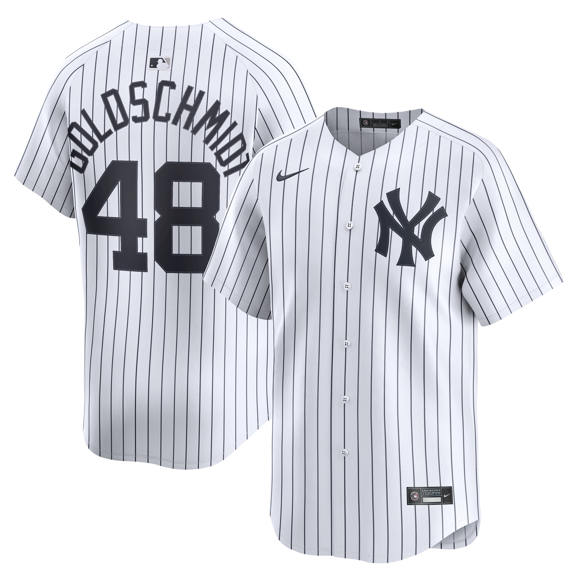 New York Yankees Paul Goldschmidt White Home Limited Player MLB Jersey Men's