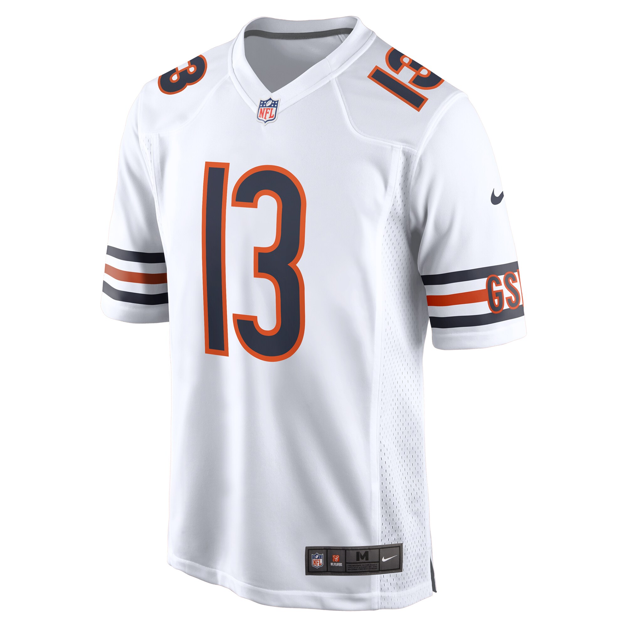 Chicago Bears Keenan Allen White Game NFL Jersey Men's