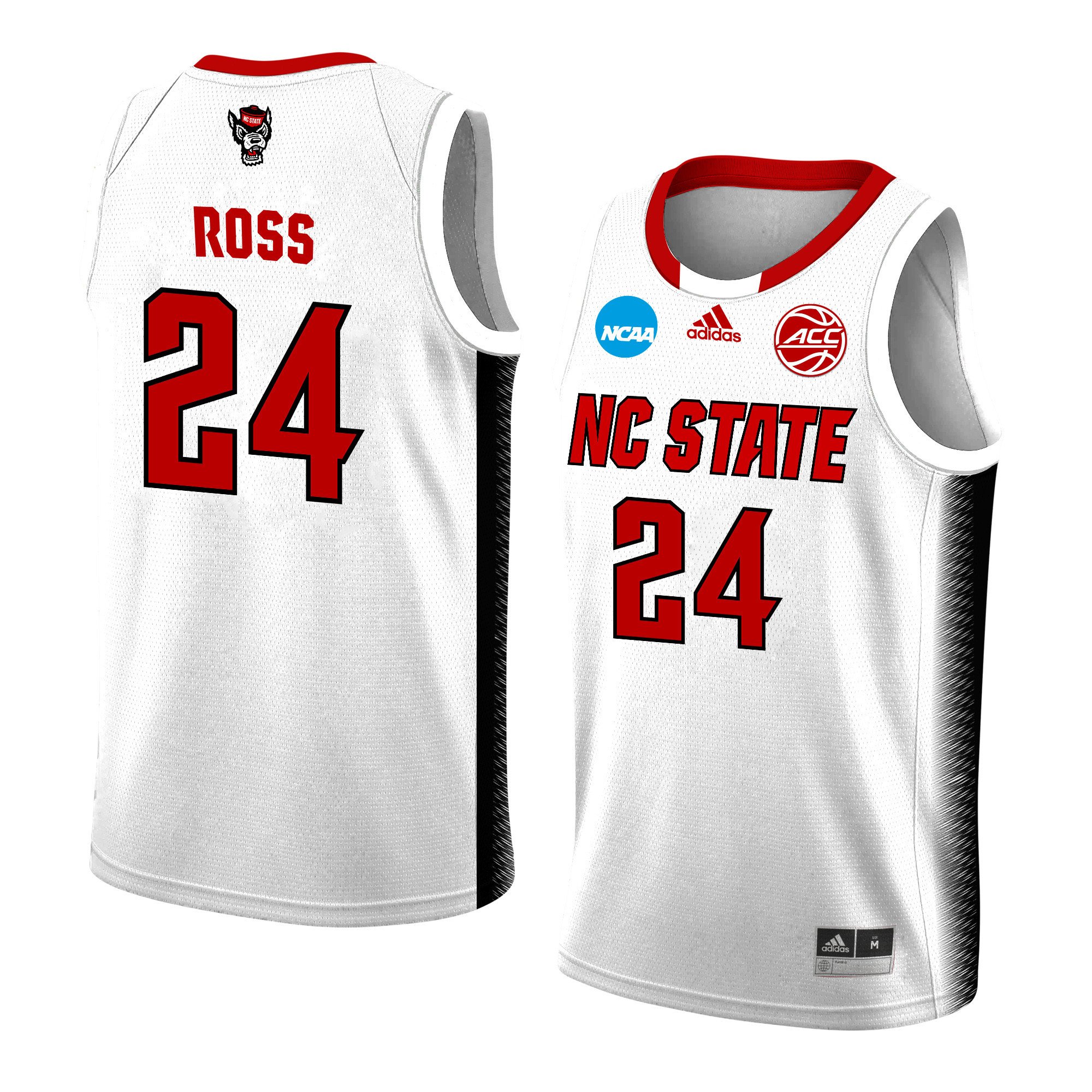 Ernest Ross 24 NC State Wolfpack 2024 White Unisex NCAA Jersey Unisex